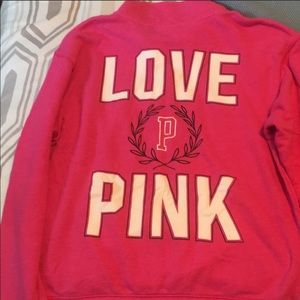 2 for $15!! PINK 1/4 zip